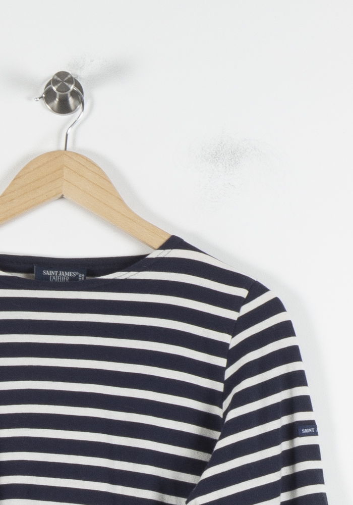 Marinière Bleu Marine et Blanche - Taille L/40