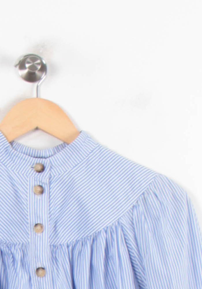 Blouse Rayée Bleue et Blanche - Taille M/38