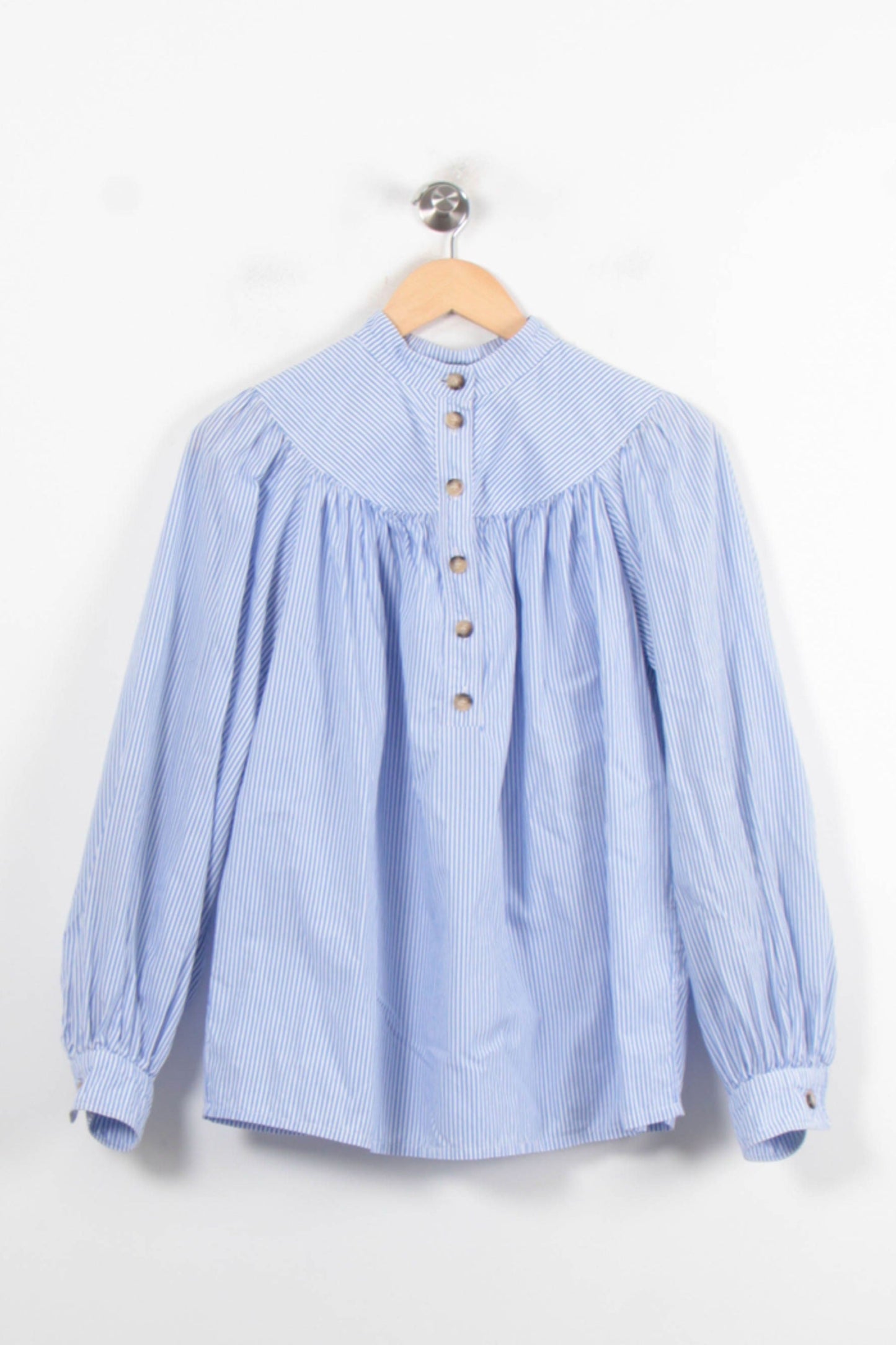 Blouse Rayée Bleue et Blanche - Taille M/38