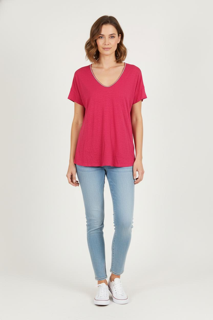 T-shirt Rose - Taille M/38