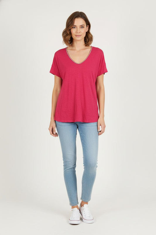 T-shirt Rose - Taille M/38