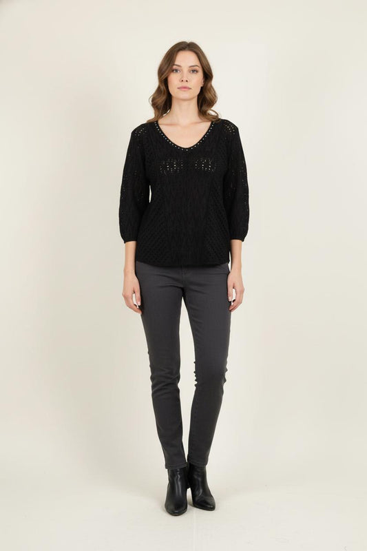 Chemisier noir - Taille M/38