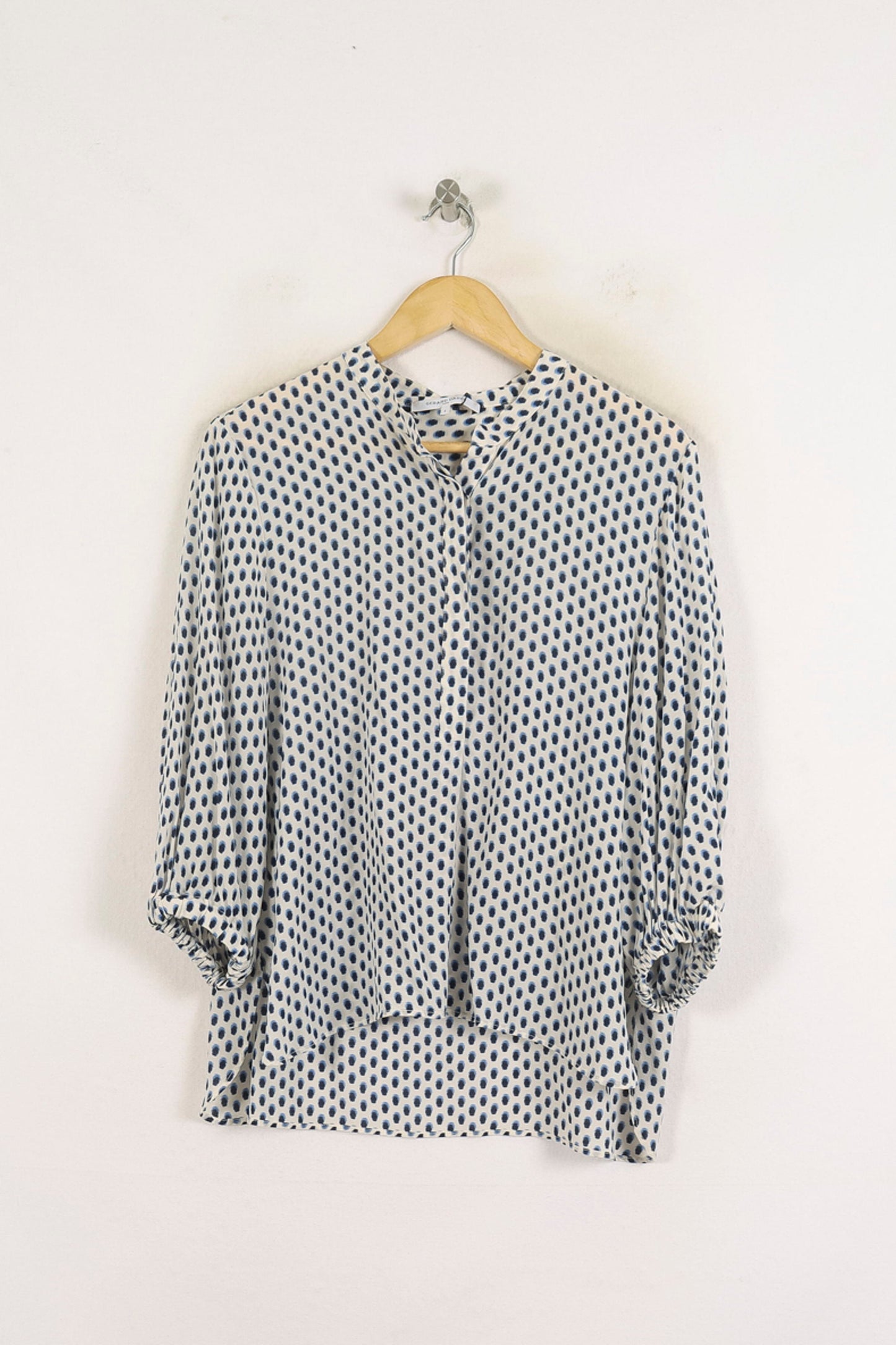 Blouse Blanche et Bleue - Taille XL/42