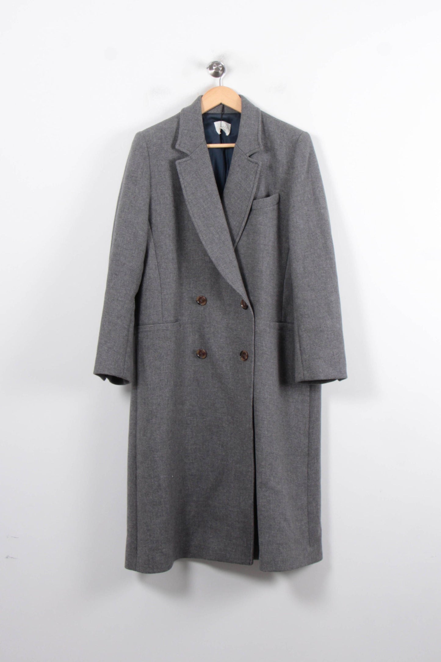 Manteau Long Gris - Taille XL/42