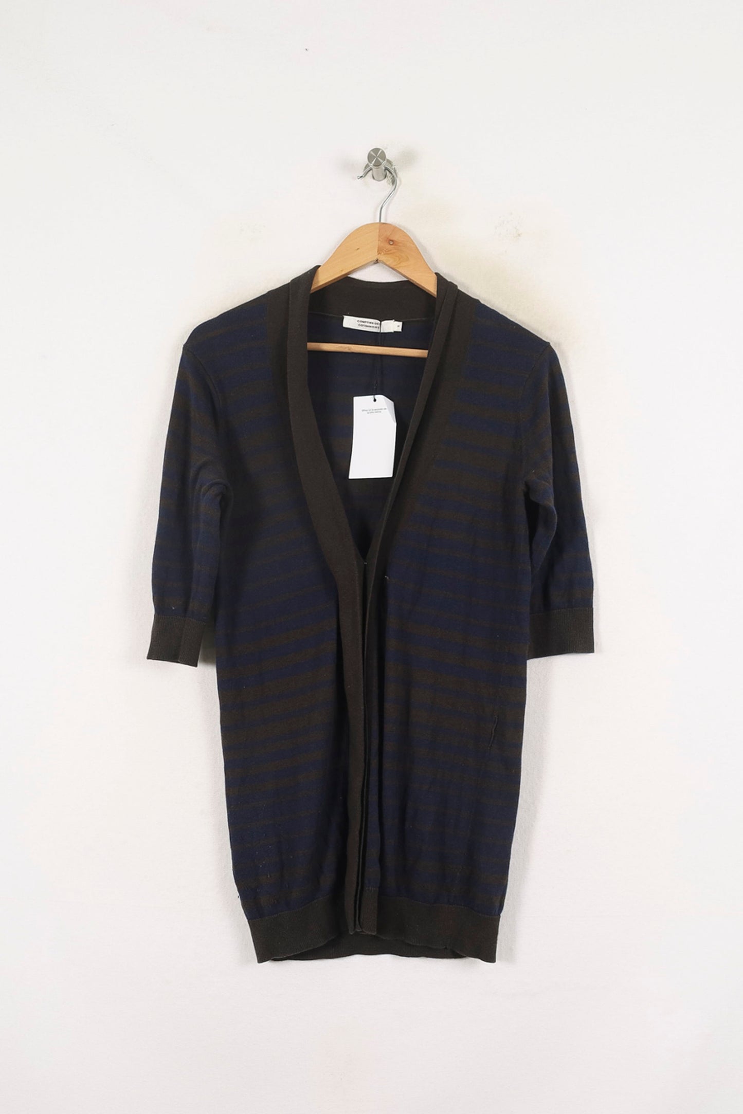 Cardigan Bleu et Marron - Taille M/38