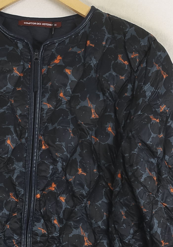 Veste Matelassée Noire et Orange - Taille L/40