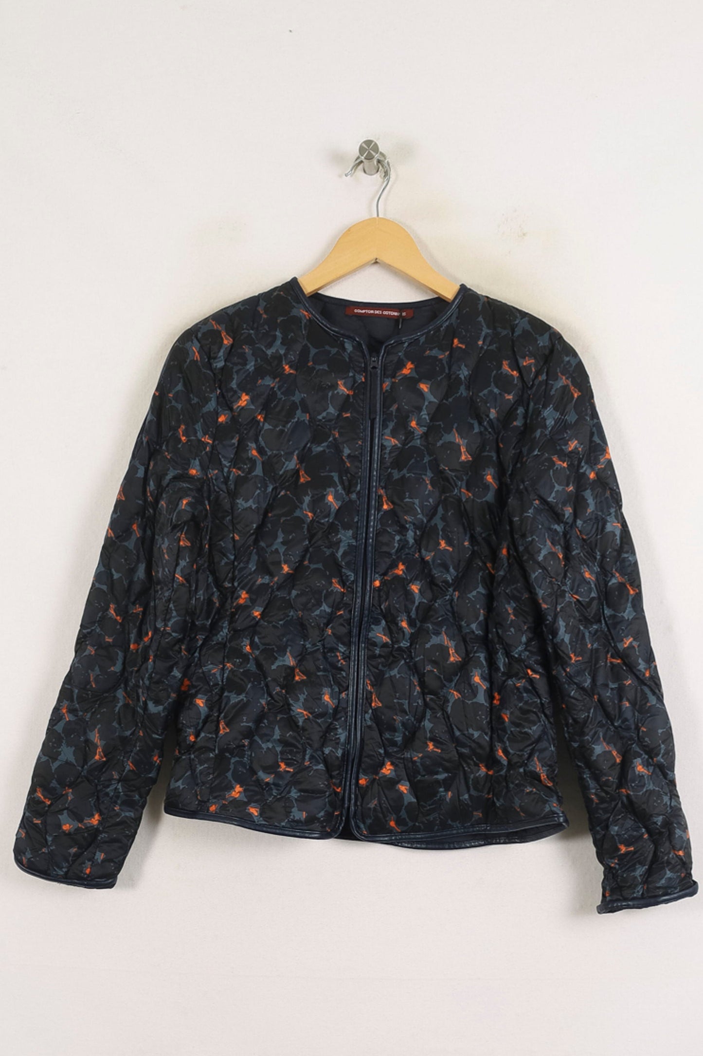 Veste Matelassée Noire et Orange - Taille L/40