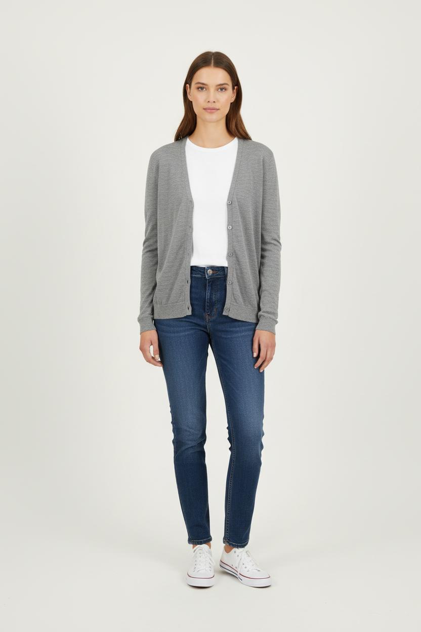 Cardigan Gris - Taille XXL/44