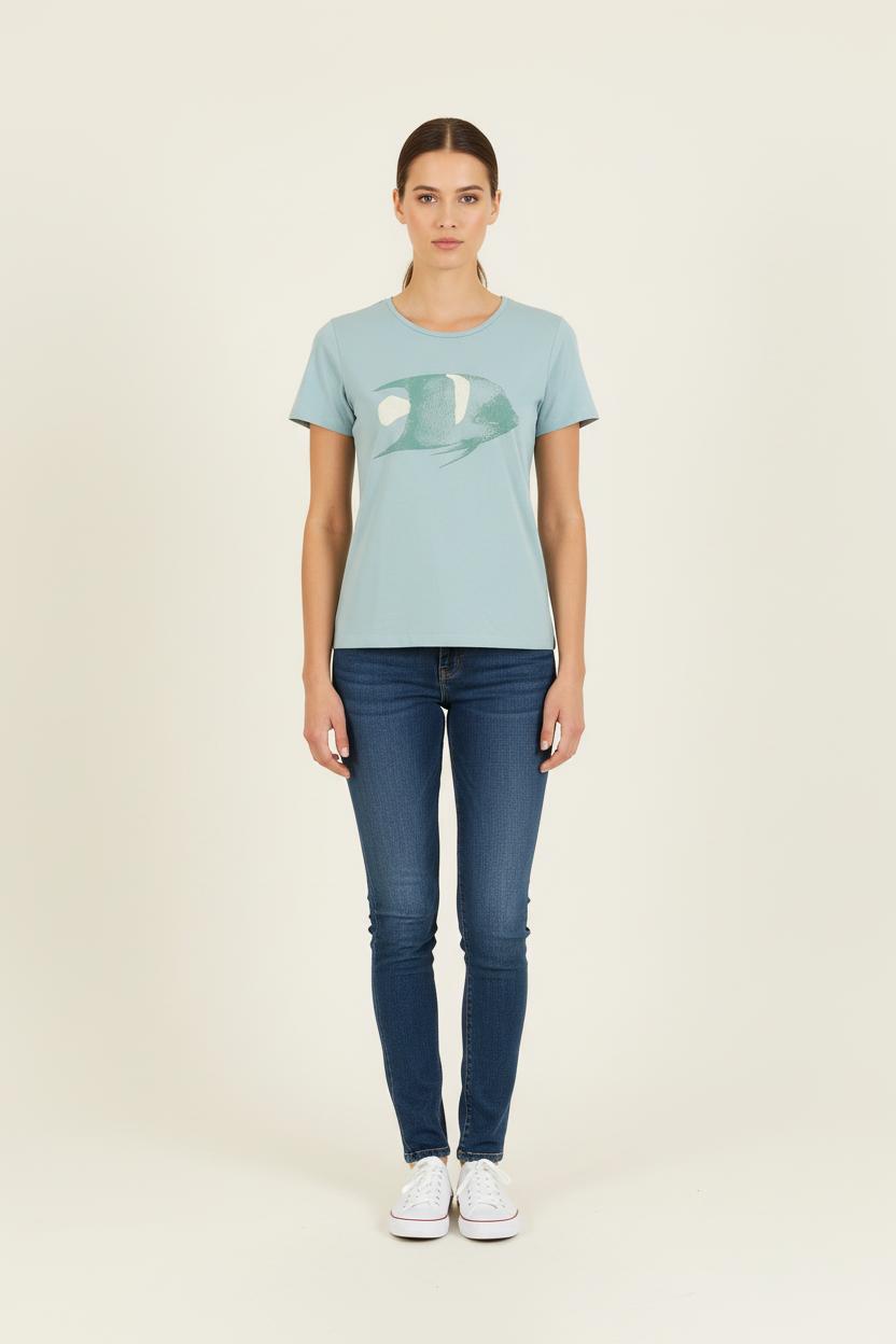 Tee-shirt Bleu - Taille L/40