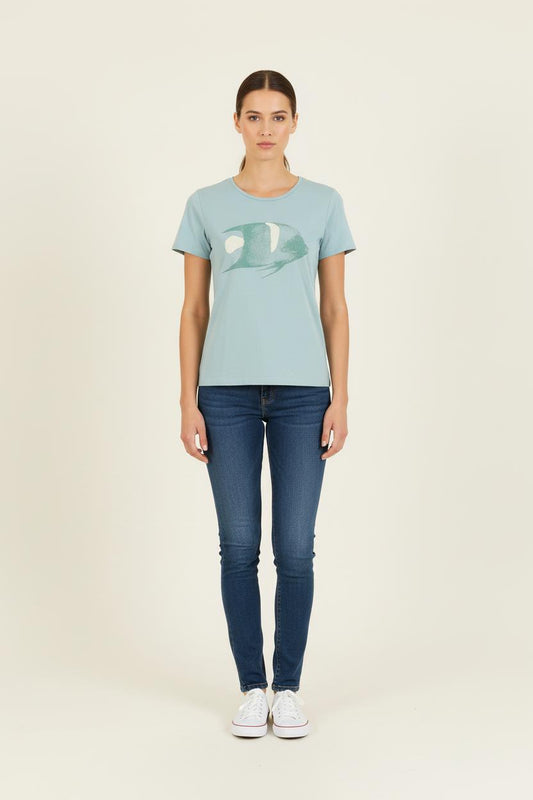 Tee-shirt Bleu - Taille L/40