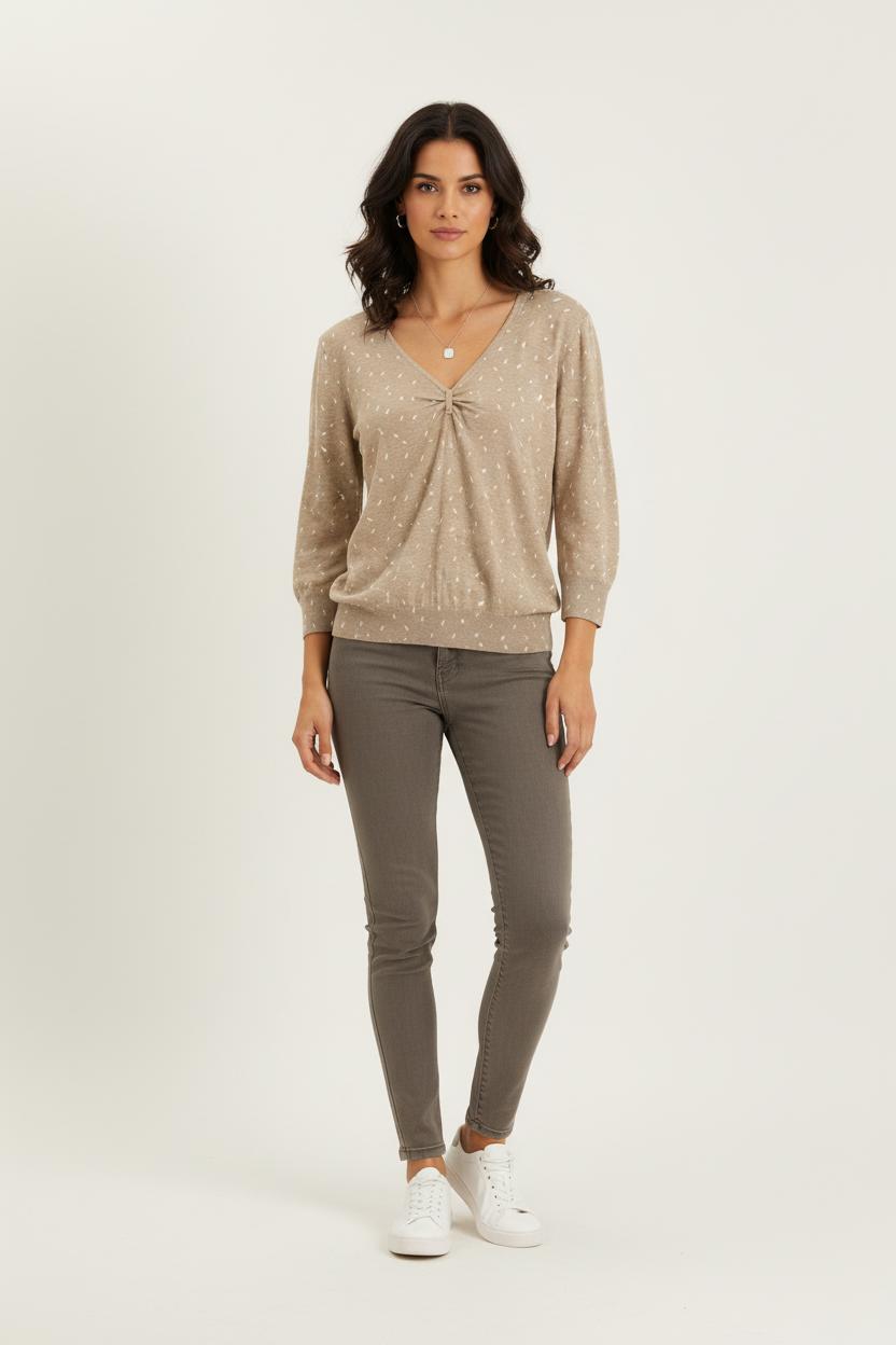 Pull Marron clair - Taille XXL/44