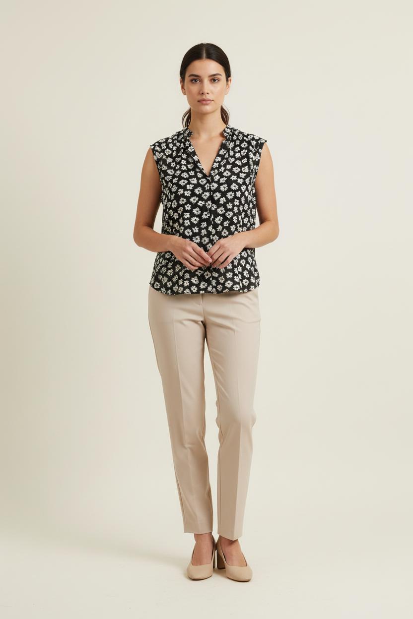 Chemisier Noir et Blanc - Taille XL/42