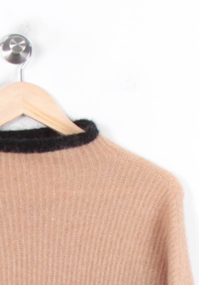 Pull Rayé Beige et Noir - Taille L/40