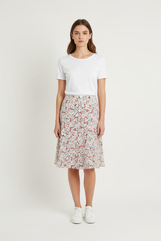 Jupe Évasée Multicolore - Taille L/40