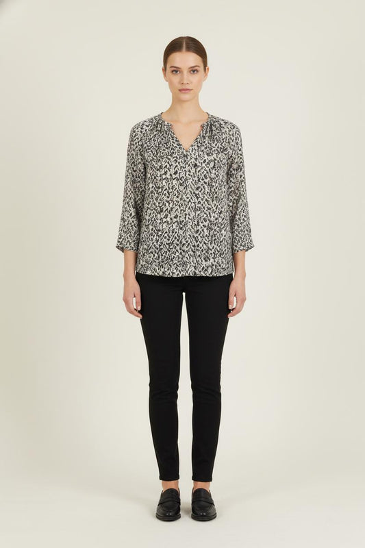 Blouse multicolore - Taille S/36