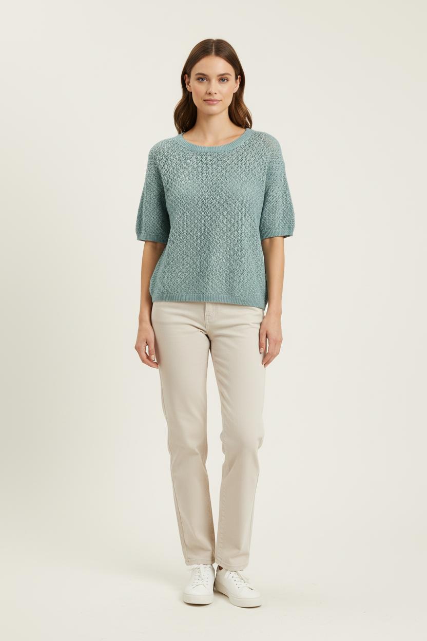 Pull Maille Bleu - Taille M/38