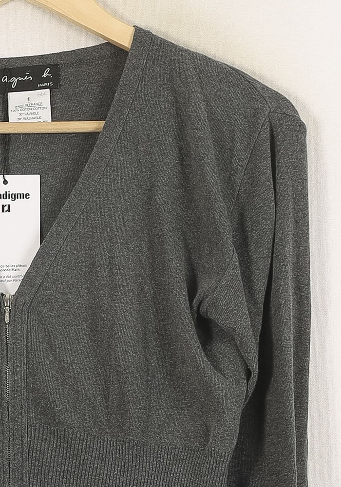 Cardigan Gris - Taille S/36