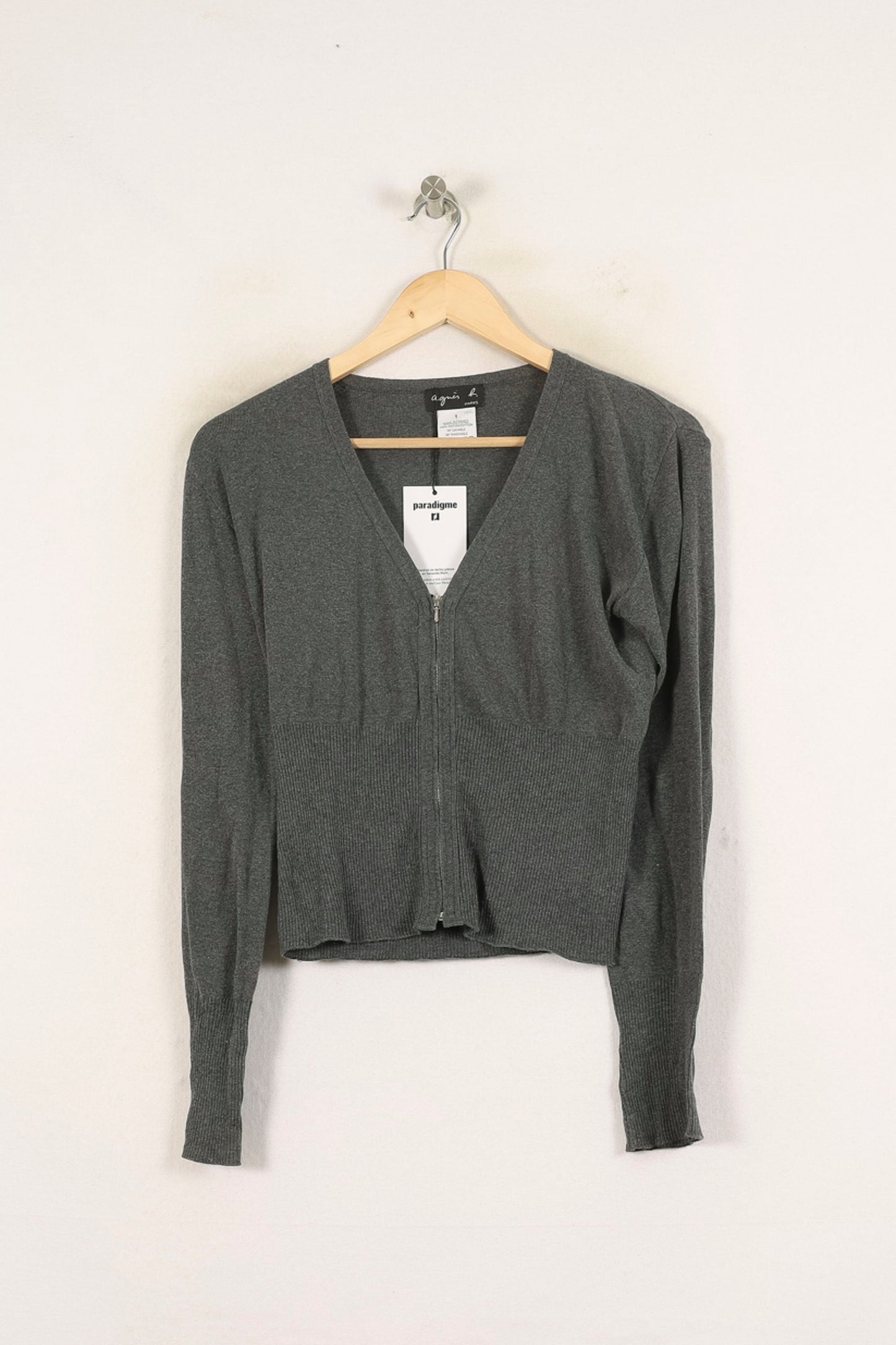 Cardigan Gris - Taille S/36