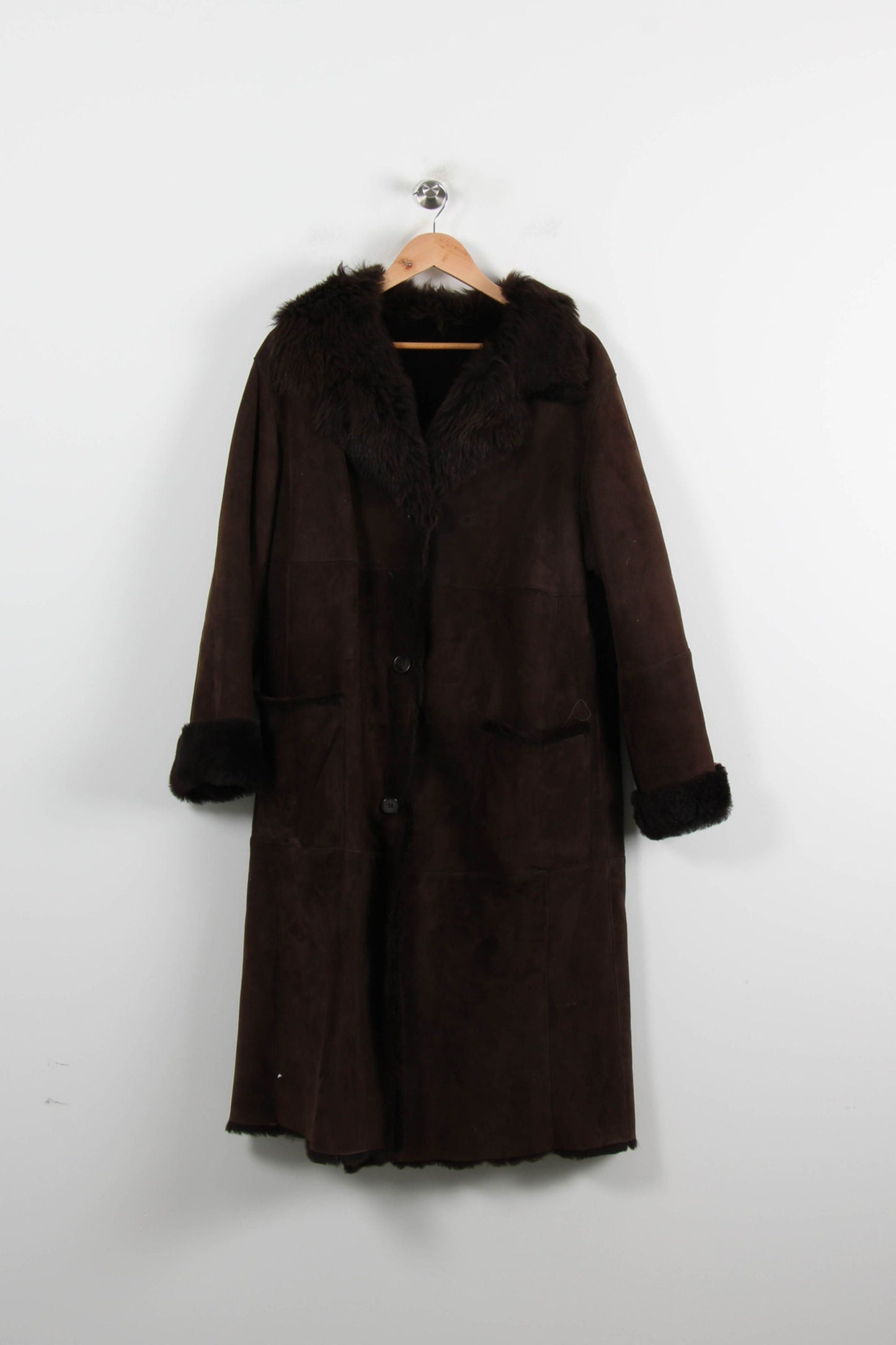Manteau Long Marron - Taille XXL/44