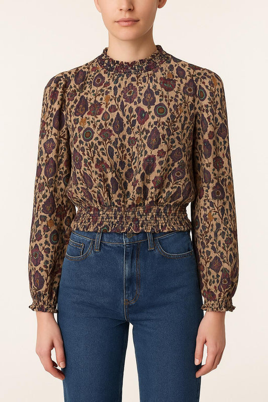 Blouse multicolore - Taille S/36