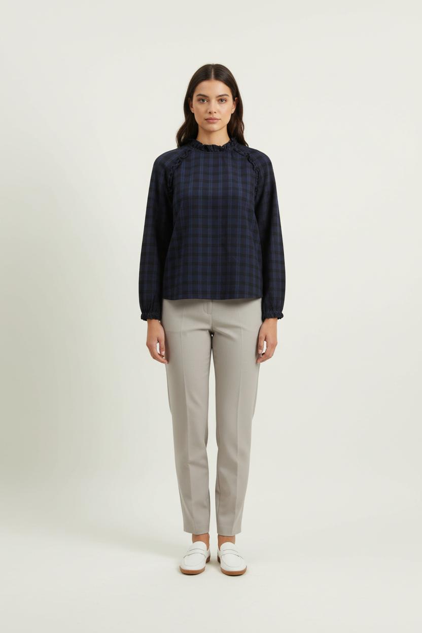 Blouse Bleu Marine - Taille S/36