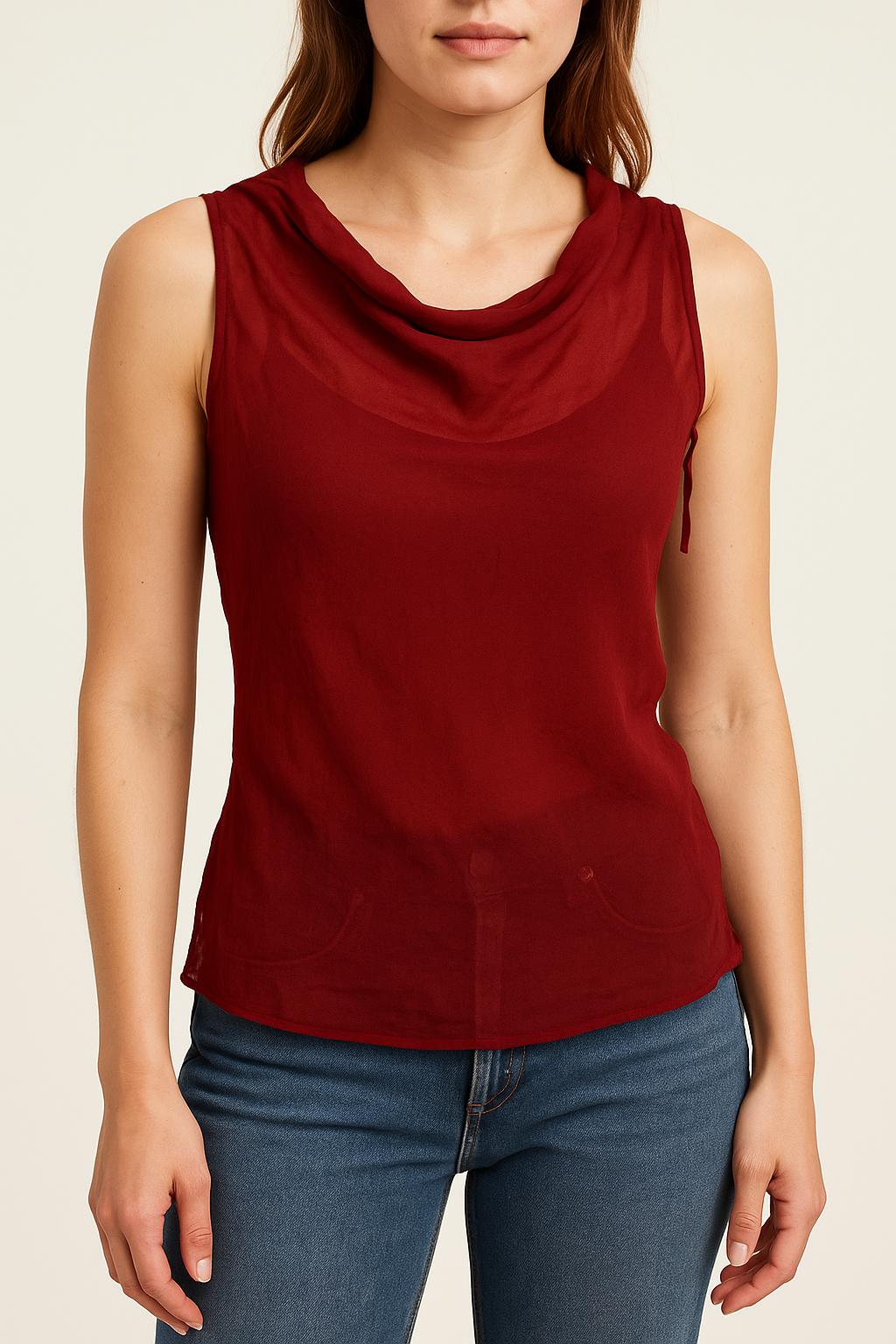 Blouse Bordeaux - Taille S/36