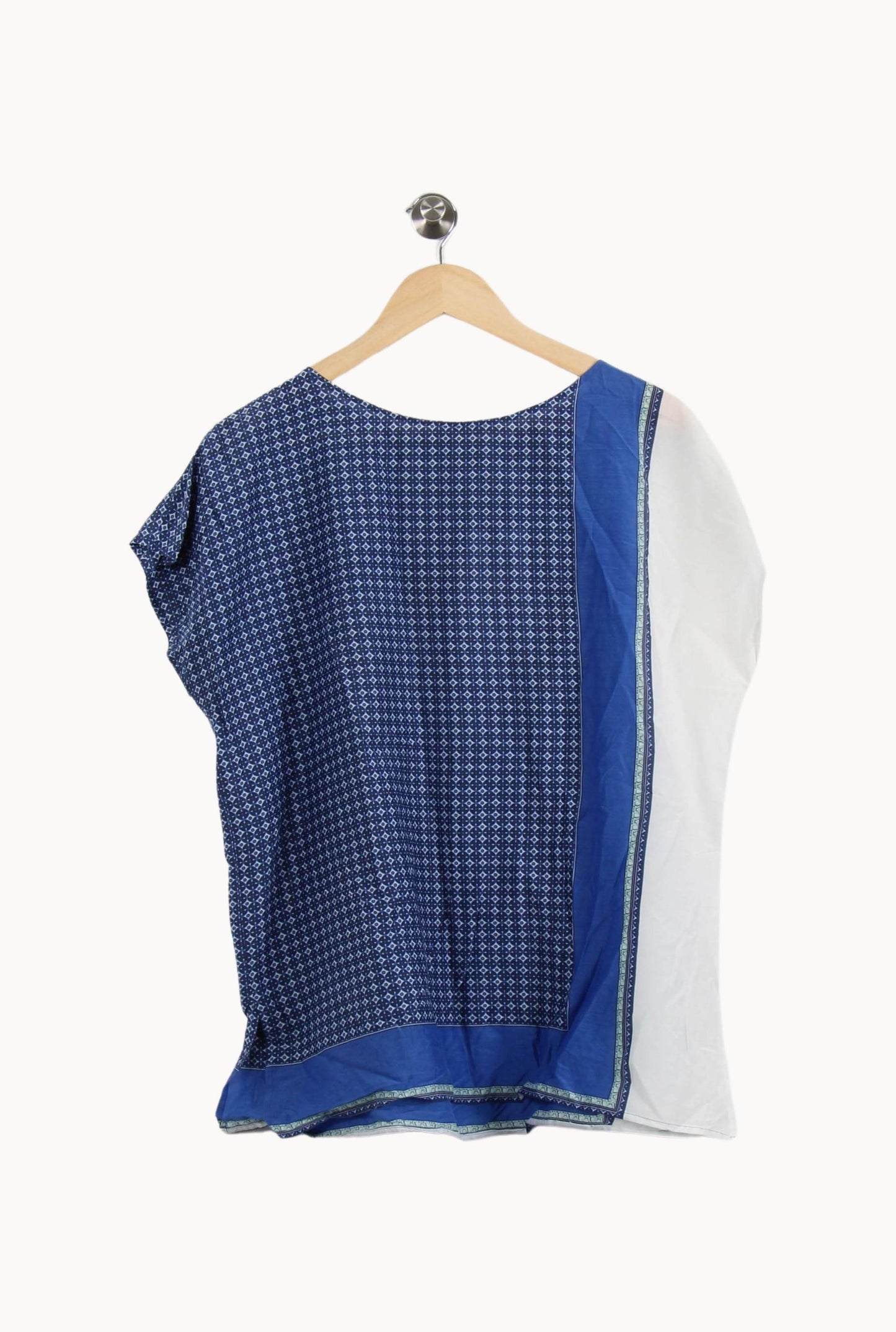 Blouse Bleue et Blanche - Taille XXXL/46