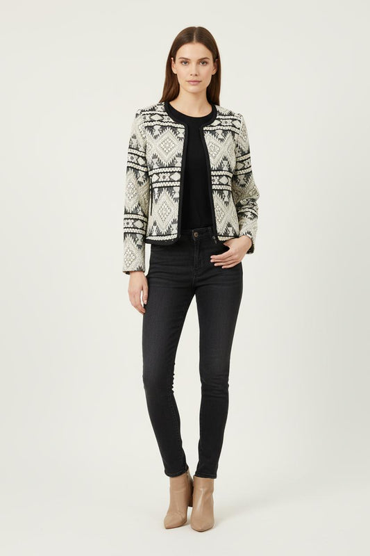 Veste Beige et Noire - Taille S/36