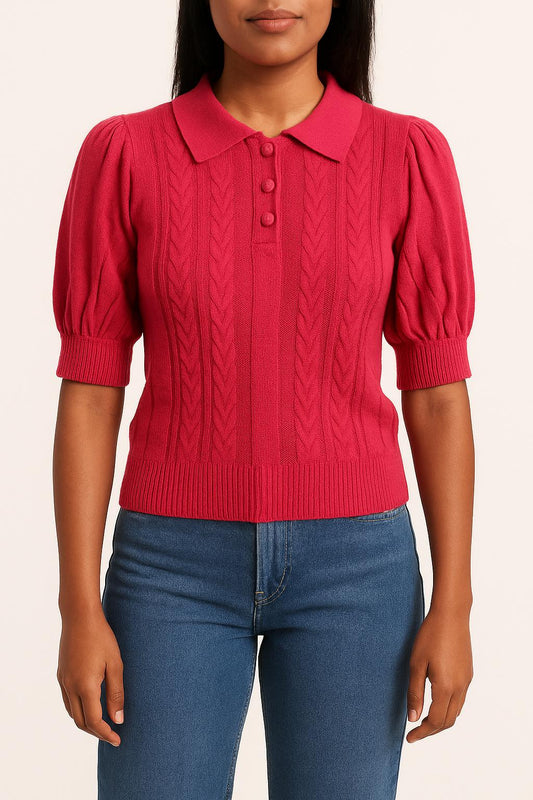 Pull Rose - Taille S/36