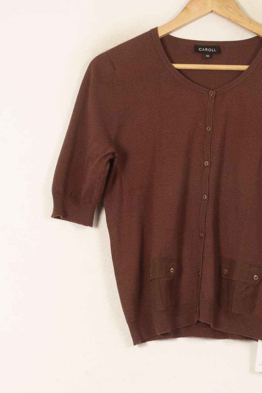 Cardigan Marron - Taille L/40