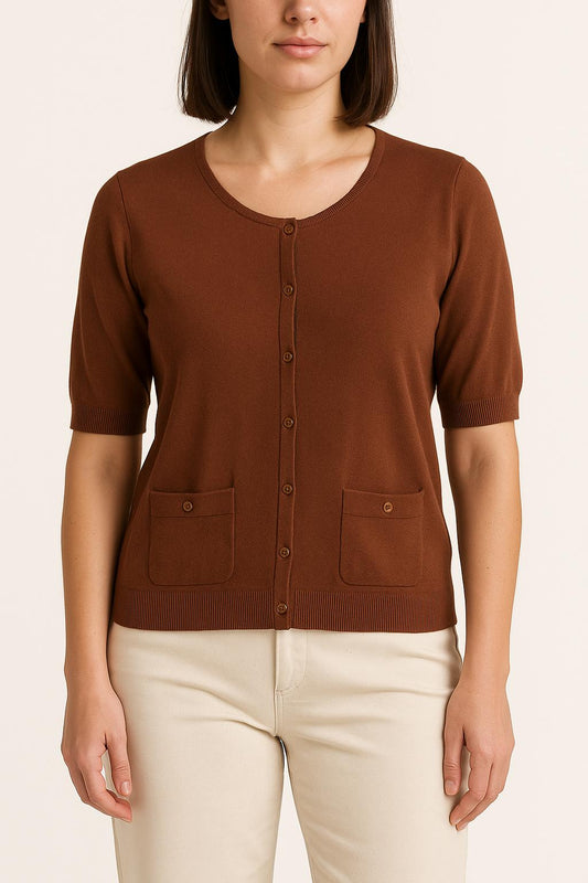 Cardigan Marron - Taille L/40
