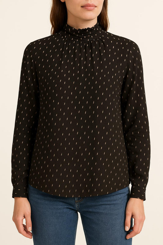 Chemise Noire et Blanche - Taille M/38