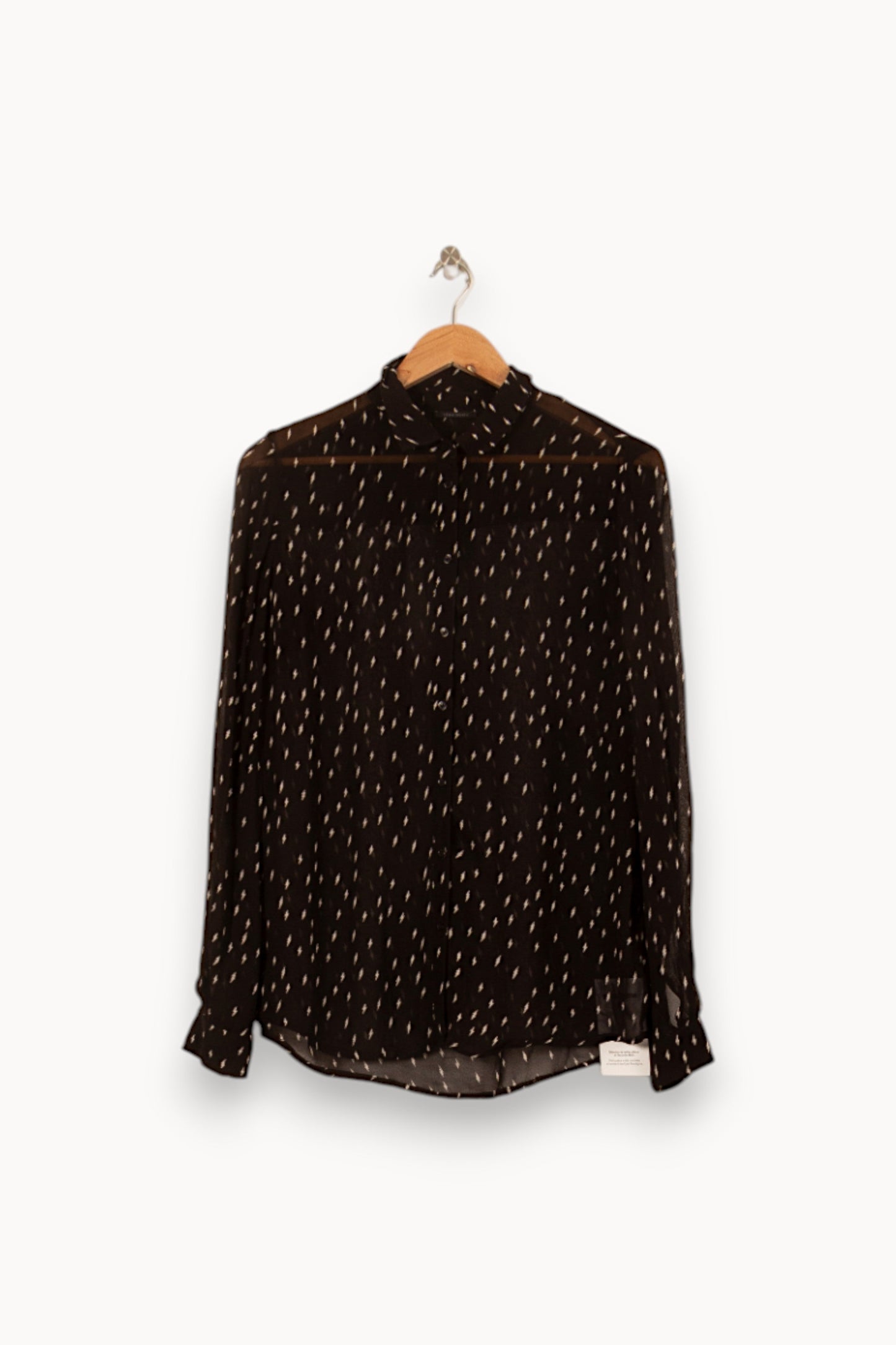 Chemise Noire et Blanche - Taille M/38