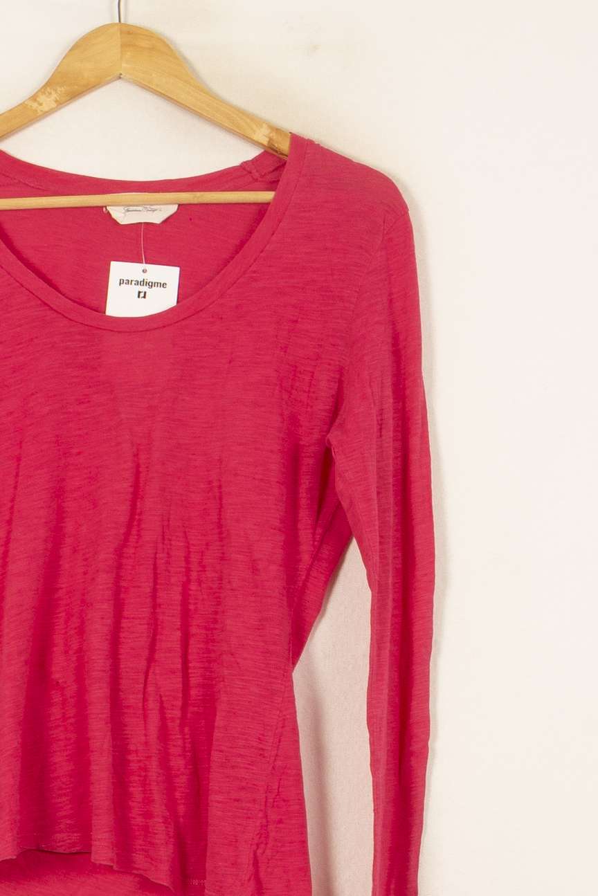 Tee-shirt manches longues rose - Taille T.U.