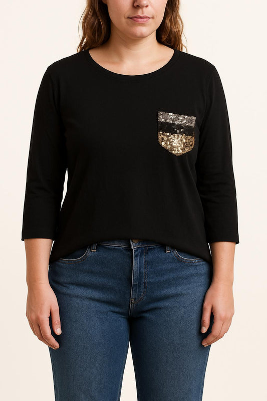 Tee-shirt Noir - Taille L/40