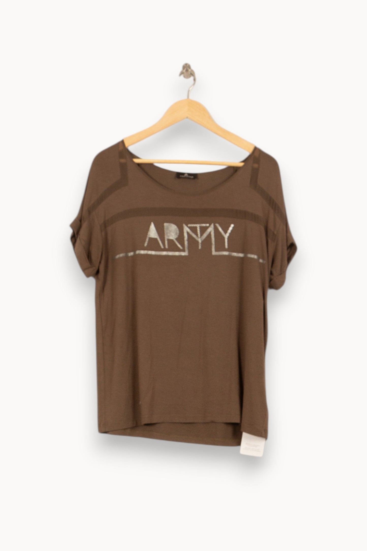 Tee-shirt Marron - Taille L/40