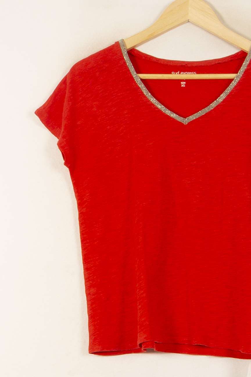 Tee-shirt Rouge - Taille XS/34