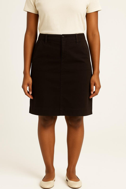 Jupe Droite Noire - Taille S/36