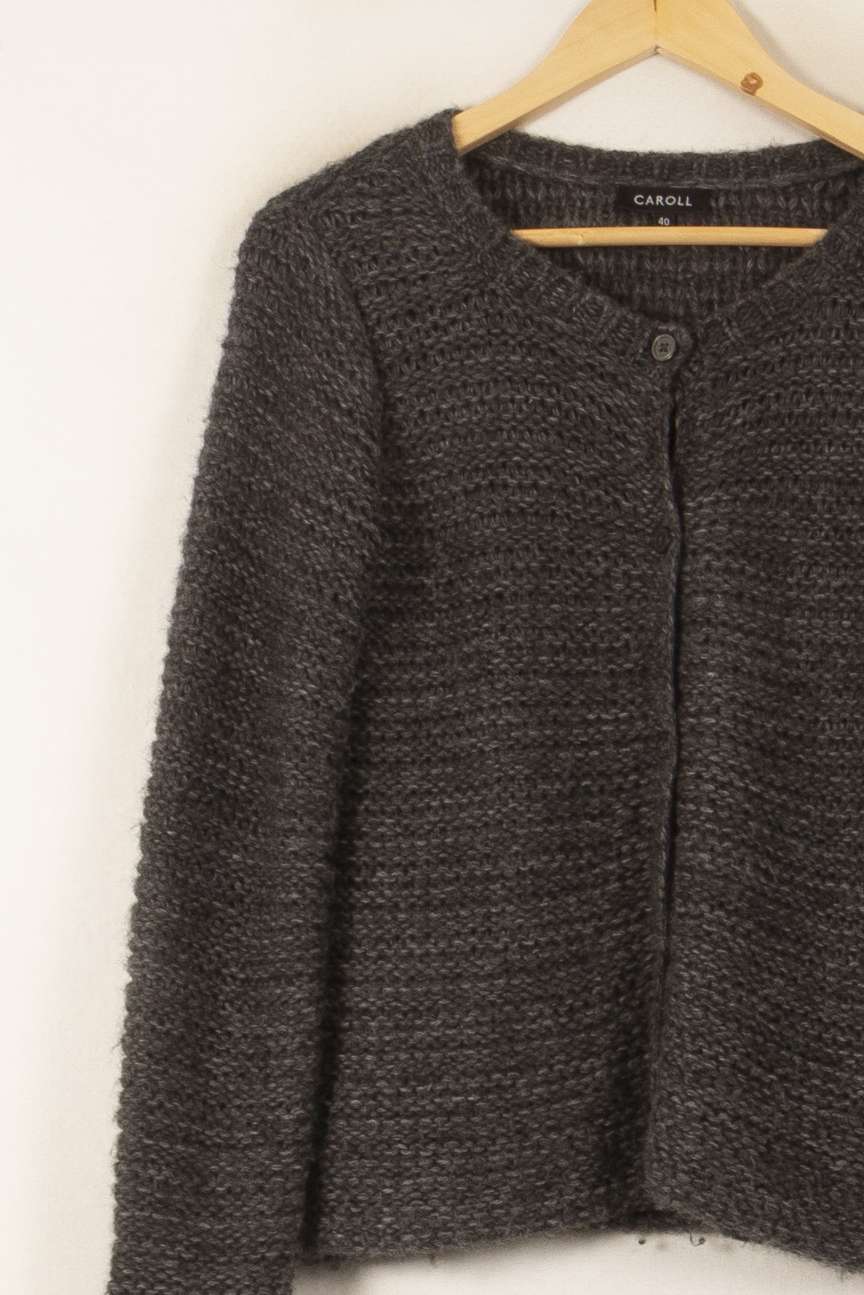 Cardigan Gris - Taille L/40