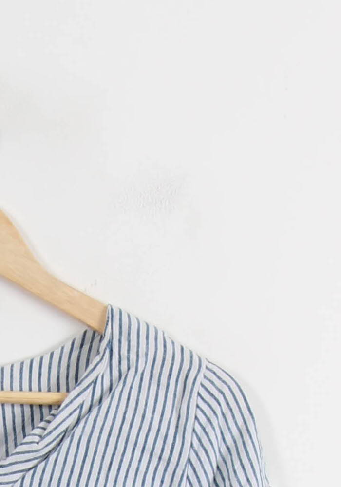 Blouse Bleu et Blanc - Taille S/36