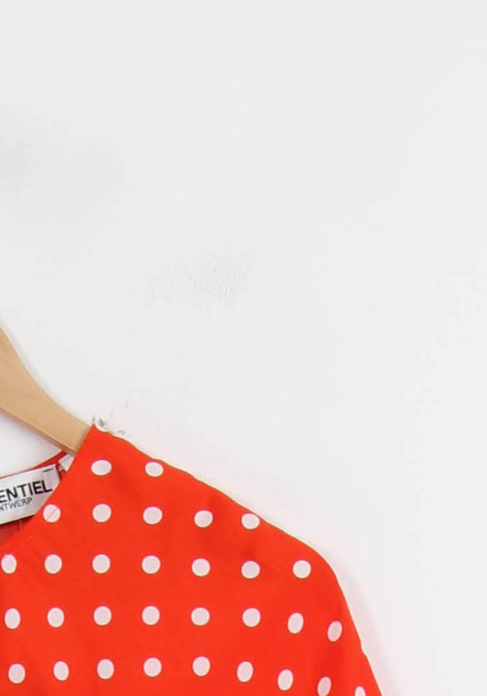 Blouse Rouge et Blanche - Taille M/38