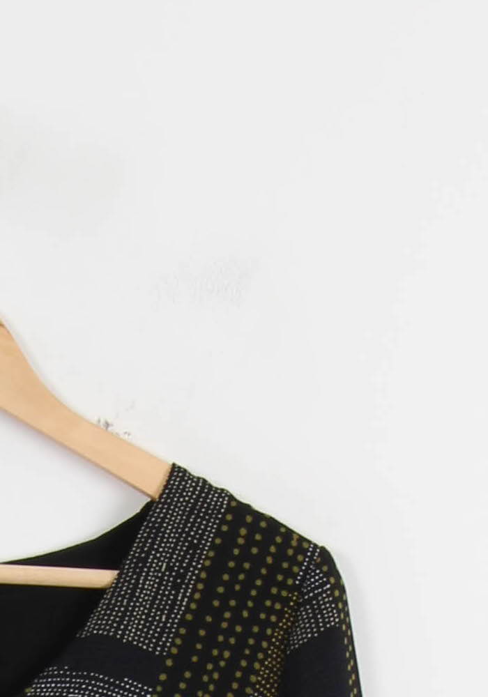 Blouse Noire et Kaki - Taille M/38