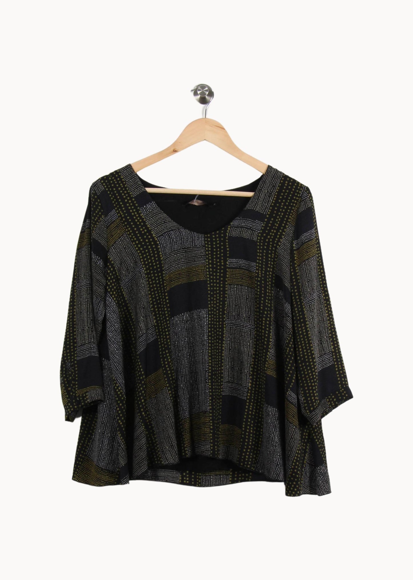 Blouse Noire et Kaki - Taille M/38