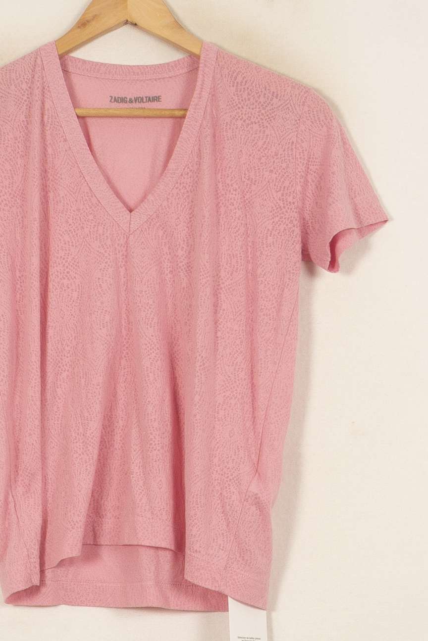 Tee-shirt Rose - Taille S/36