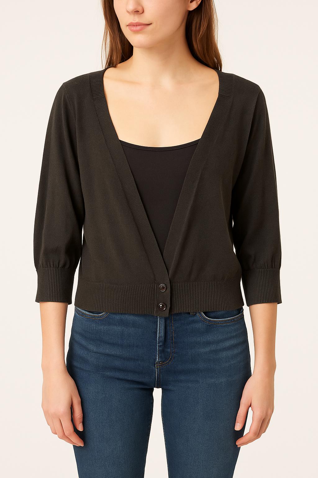 Cardigan Gris - Taille S/36