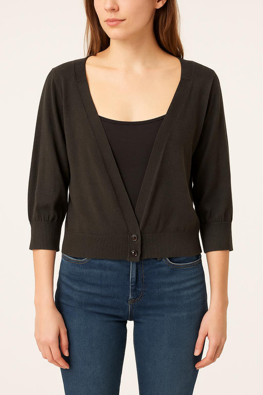 Cardigan Gris - Taille S/36