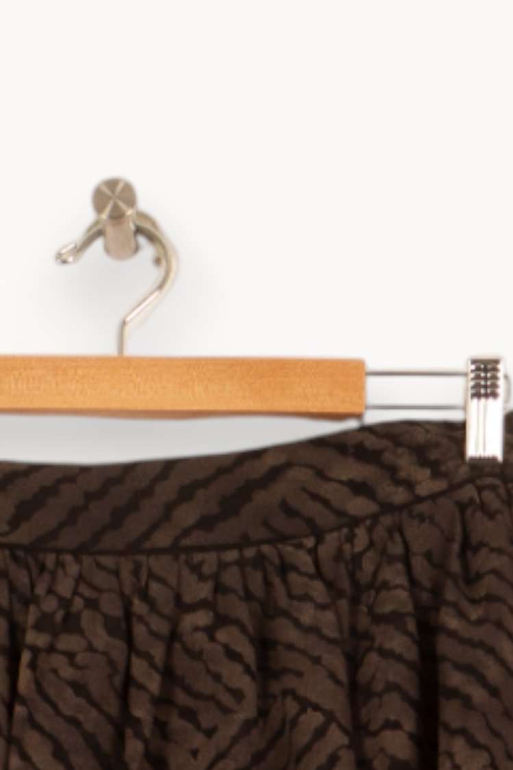 Jupe Volantée Marron - Taille L/40