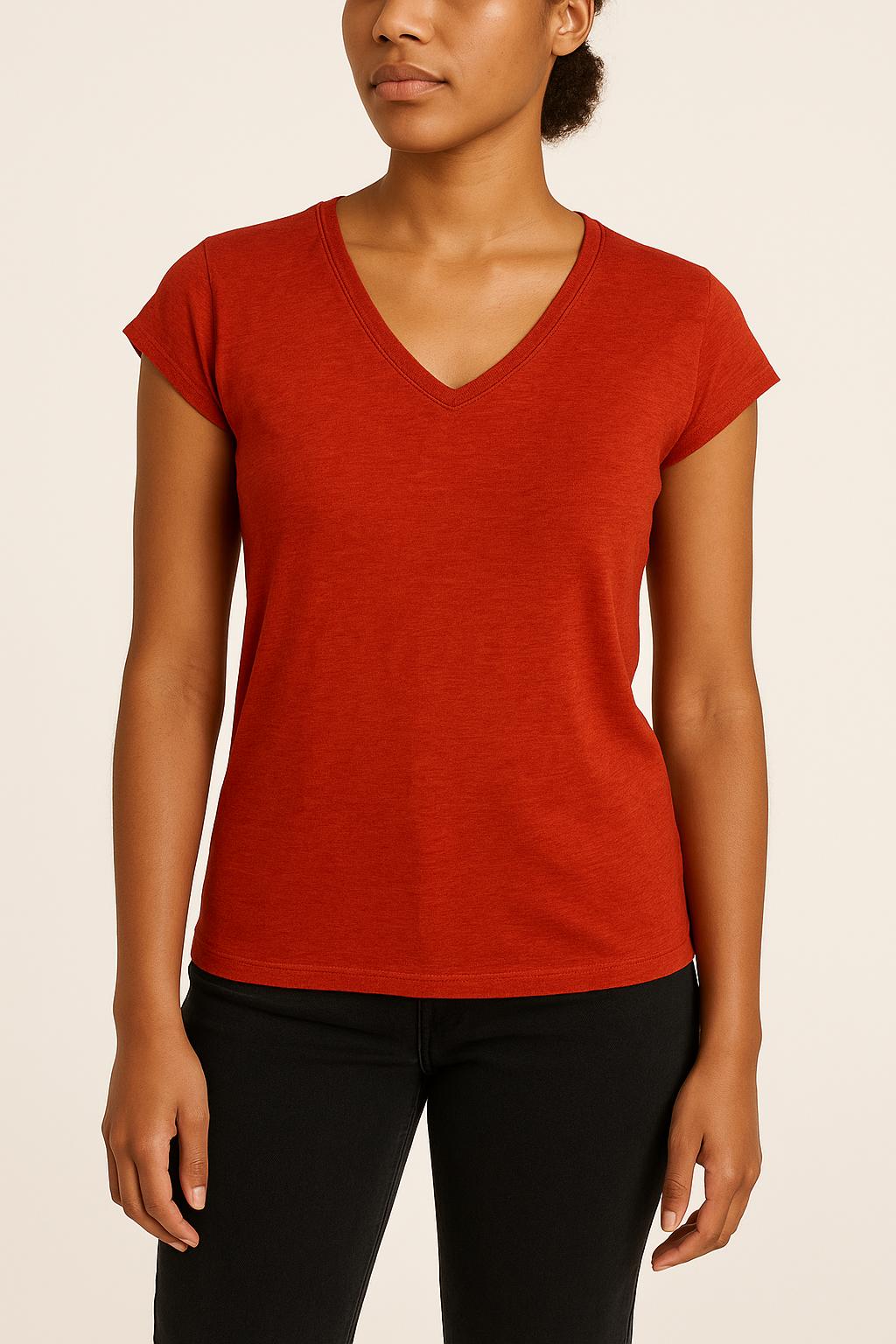 Tee-shirt Rouge - Taille XS/34