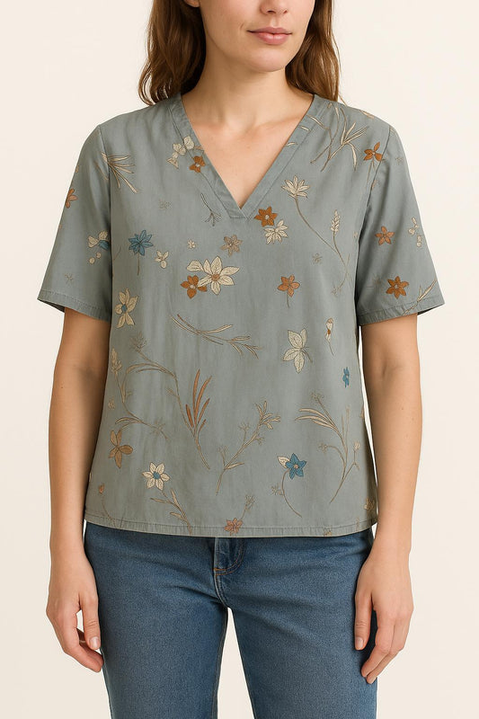 Blouse Bleue - Taille M/38