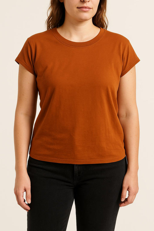 Tee-shirt Marron - Taille XL/42